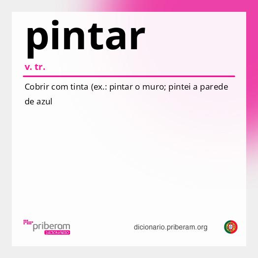 Significado de pintar